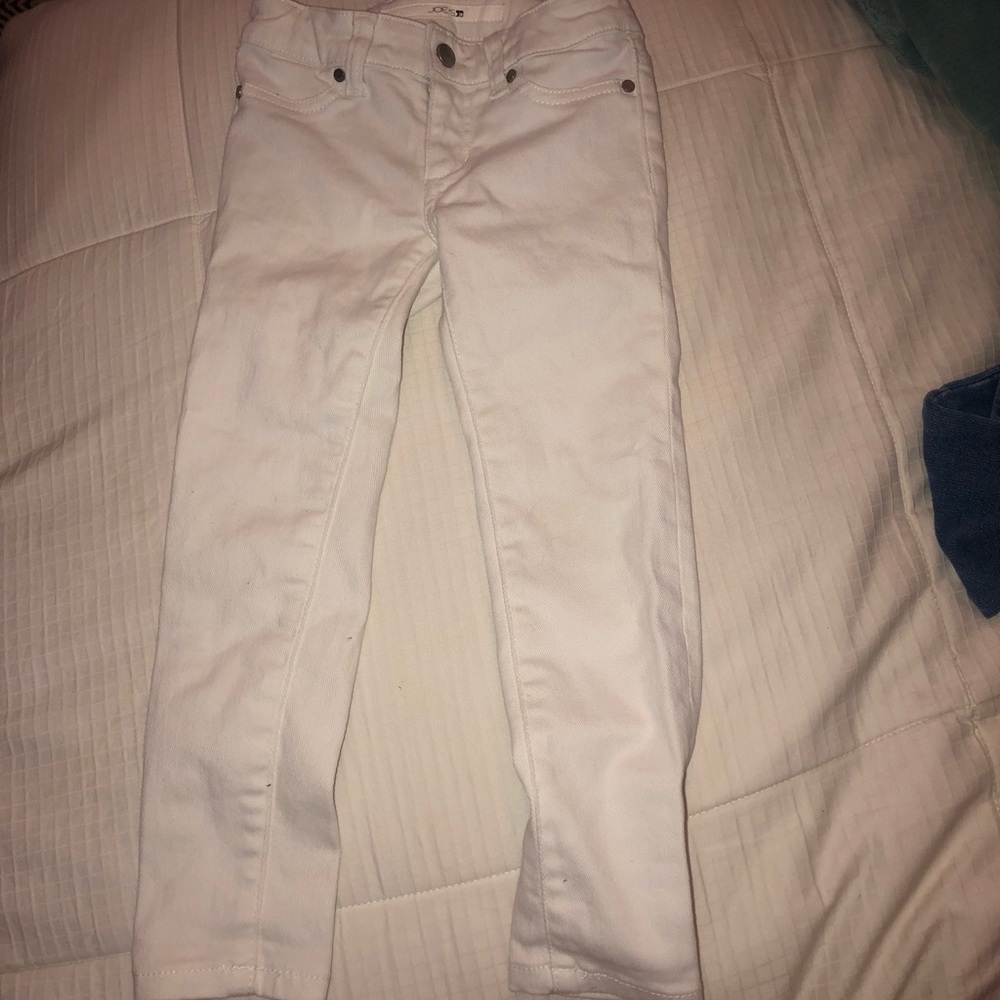 Kids white jeans. Stay spotless.